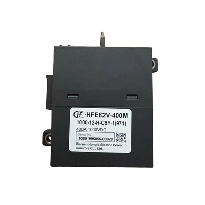 Strāvas kontaktori HFE82V-400M HONGFA spoles spriegums 12 24V